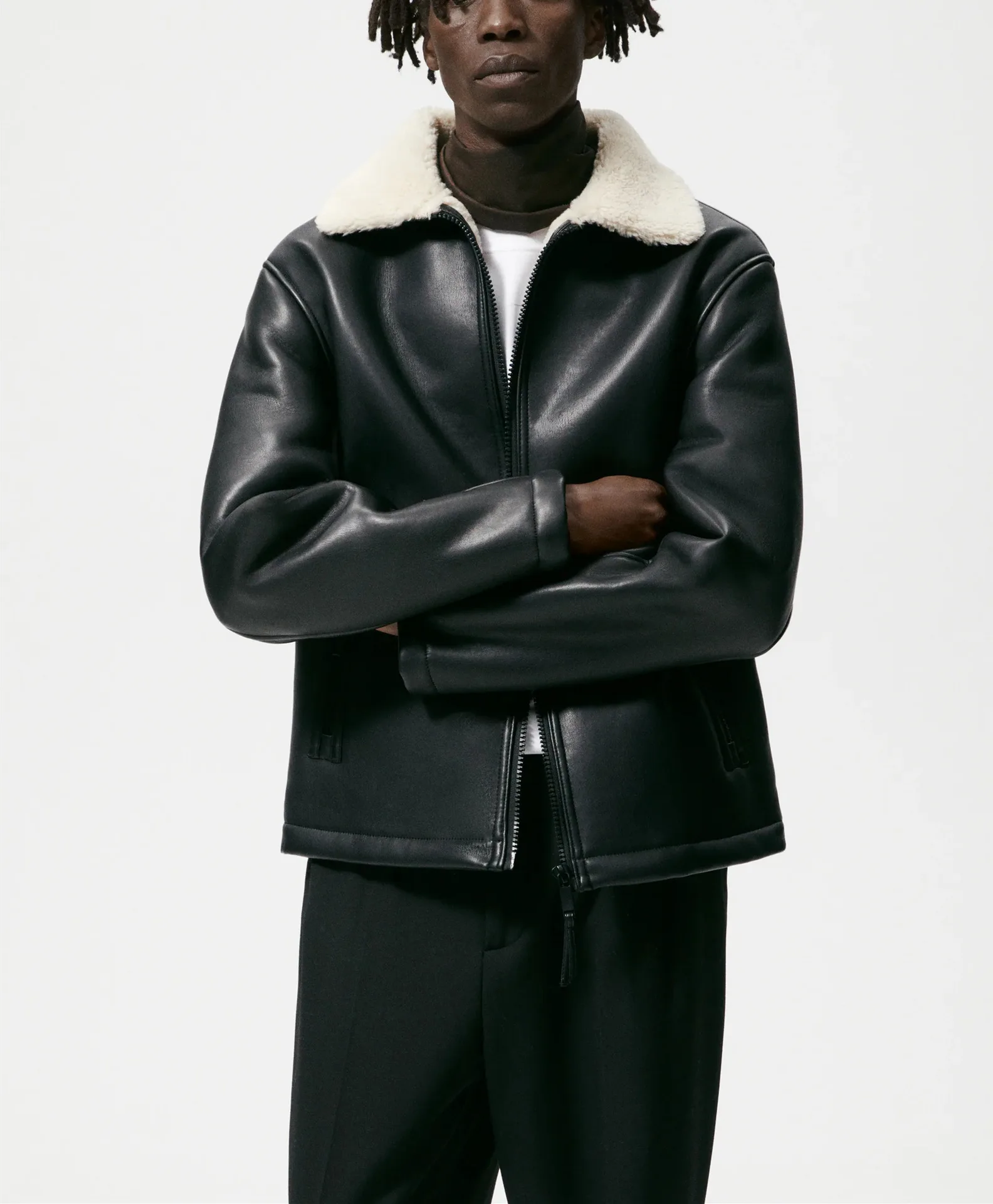 Men's Flip Collar Double-sided Faux Leather Jacket Jacket 2023 New Fashionable and Personalized Jacket Slim Fit PU Jacket
Men's Flip Collar Double-sided Faux Leather Jacket Jacket 2023 New Fashionable and Personalized Jacket Slim Fit PU Jacket