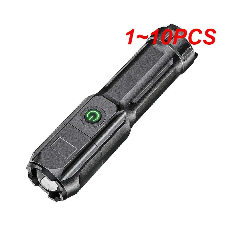 

1~10PCS Powerful LED Flashlight 100000 Lumen Tactical Flashlights Rechargeable USB 18650 Waterproof Zoom Fishing Hunting LED