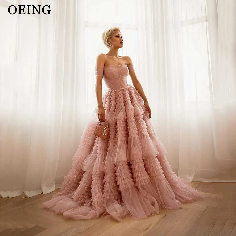 OEING Light Pink Prom Gown Sweet Tulle Sweep Train Long Evening Dress Event Dress 2024 Party Dress فساتين مناسبة رسمية Gala
OEING Light Pink Prom Gown Sweet Tulle Sweep Train Long Evening Dress Event Dress 2024 Party Dress فساتين مناسبة رسمية Gala