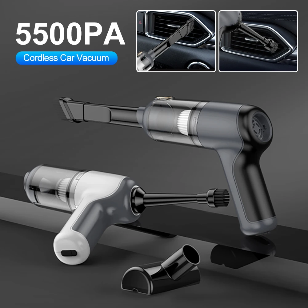 5500Pa Blowing And Suction Integrated Car Vacuum Cleaner USB Rechargeable Handheld Mini Car Household Vacuum Cleaner
5500Pa Blowing And Suction Integrated Car Vacuum Cleaner USB Rechargeable Handheld Mini Car Household Vacuum Cleaner