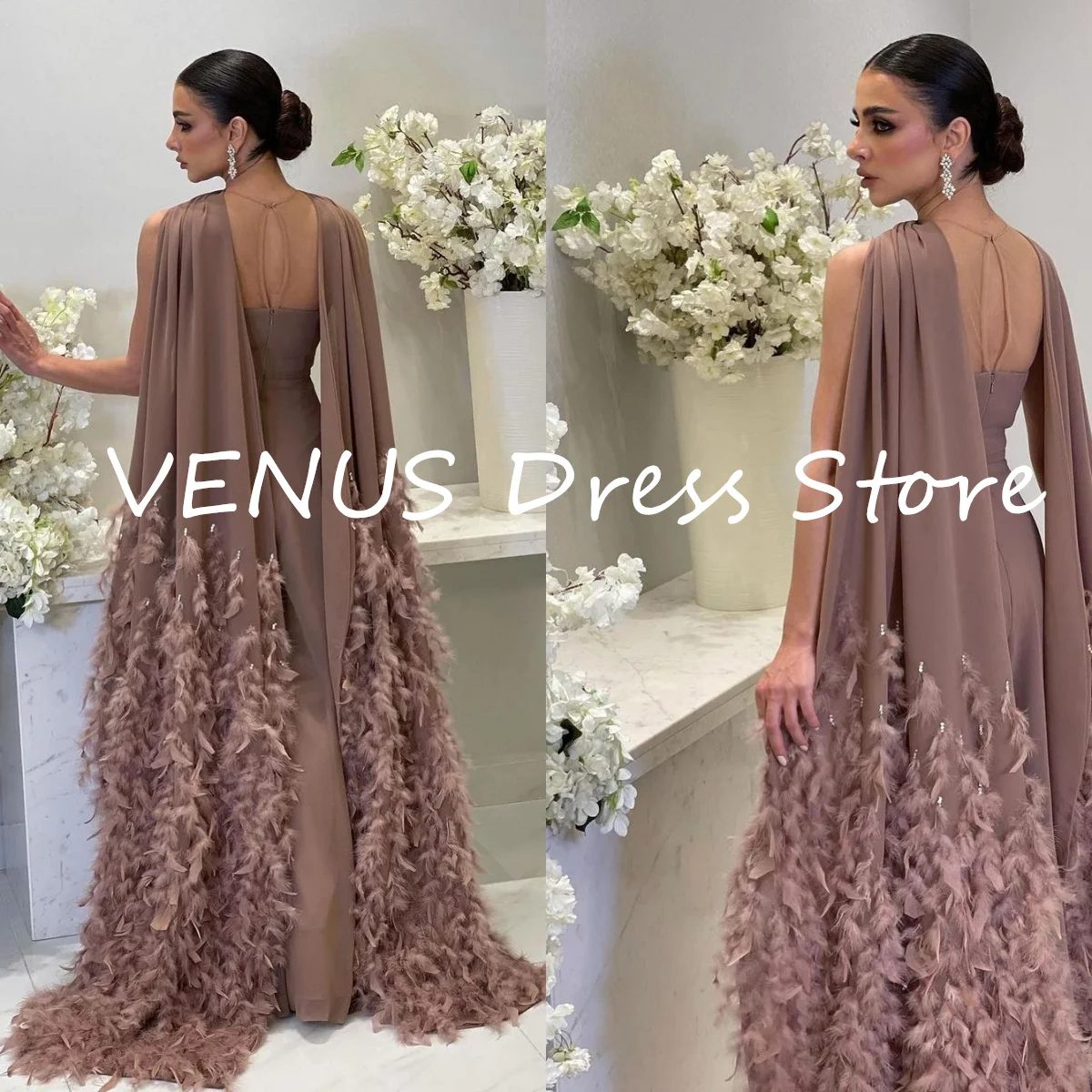 VENUS Long dress فساتين للحفلات الراقصة Sweep Train Strapless A-Line Elegant and beautiful dresses for women Cocktail dresses
VENUS Long dress فساتين للحفلات الراقصة Sweep Train Strapless A-Line Elegant and beautiful dresses for women Cocktail dresses