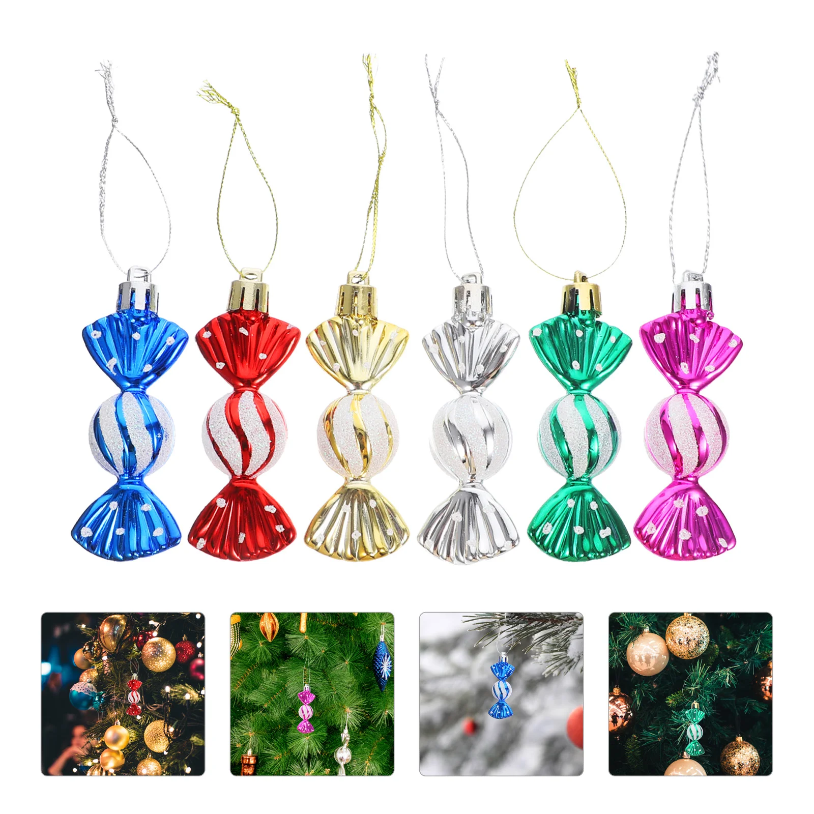 6 Pcs Christmas Candy Pendant Xmas Party Ornament Tree Decor The Plastic Hanging Decors Decorations
6 Pcs Christmas Candy Pendant Xmas Party Ornament Tree Decor The Plastic Hanging Decors Decorations