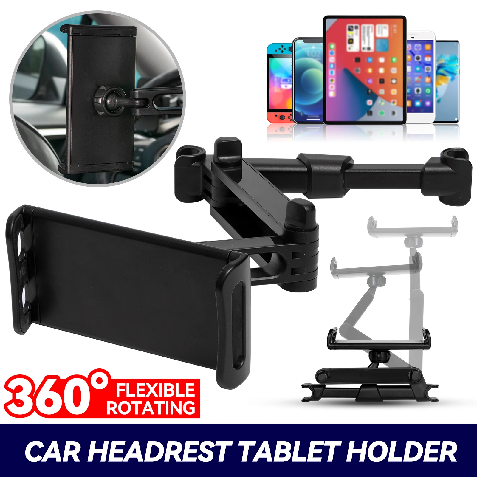 Car Rear Pillow Mount Holder Car Back Seat Headrest Stand Mounting Bracket for iPhone iPad 1 2 3 4 Mini Air Tablet GPS 4-11 Inch
Car Rear Pillow Mount Holder Car Back Seat Headrest Stand Mounting Bracket for iPhone iPad 1 2 3 4 Mini Air Tablet GPS 4-11 Inch