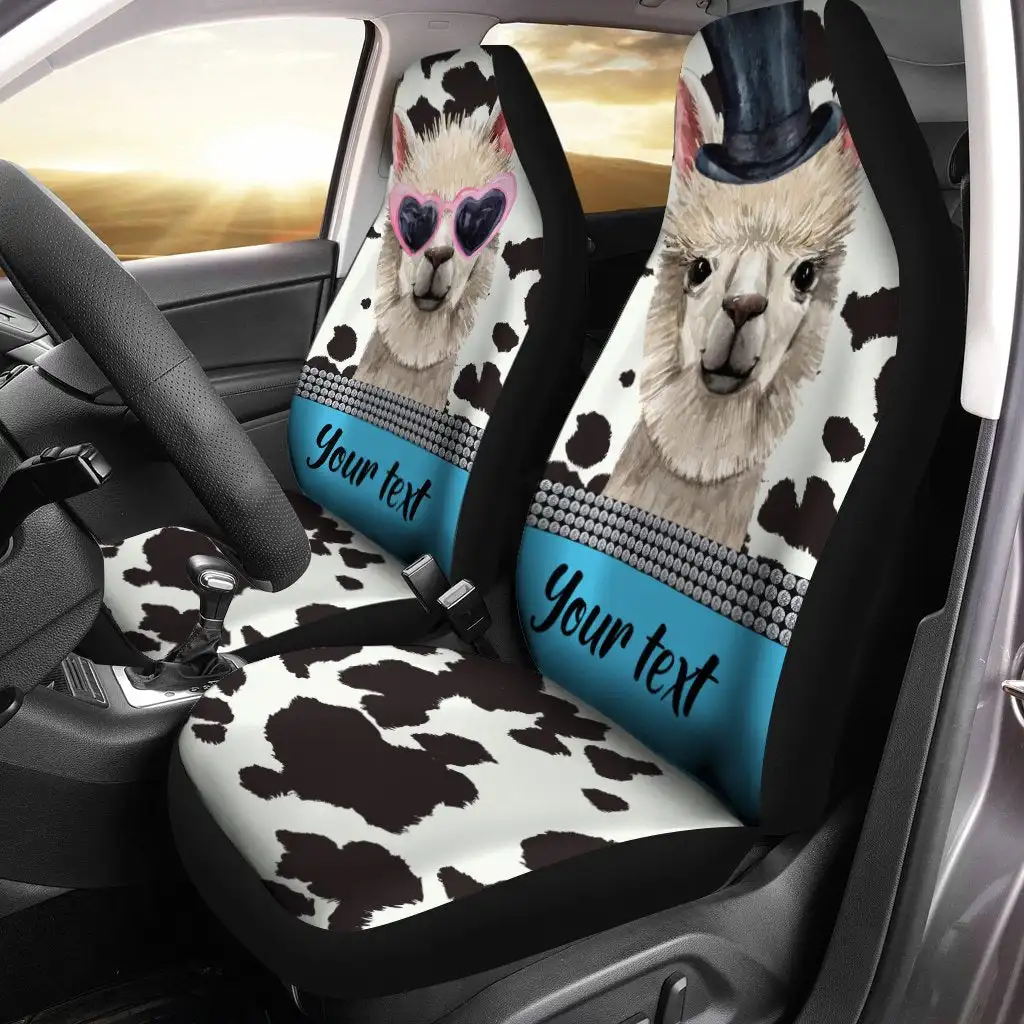 Personalized Couple Llama Car Seat Covers Farmhouse Animal Car Accessories Anniversary Gifts Idea, Universal Front Seat Cover
Personalized Couple Llama Car Seat Covers Farmhouse Animal Car Accessories Anniversary Gifts Idea, Universal Front Seat Cover