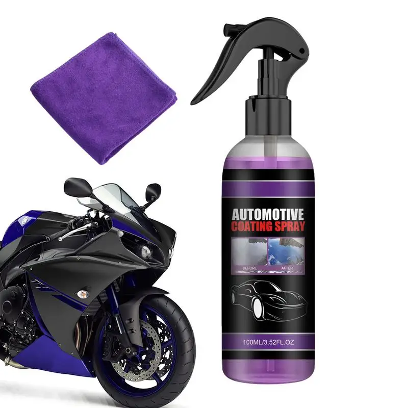 Coating Agent Spray 3 In 1 Ceramic Shield Coating Spray Polish Ceramic Spray Coating 100ml Shine Protection Safe For Cars
Coating Agent Spray 3 In 1 Ceramic Shield Coating Spray Polish Ceramic Spray Coating 100ml Shine Protection Safe For Cars