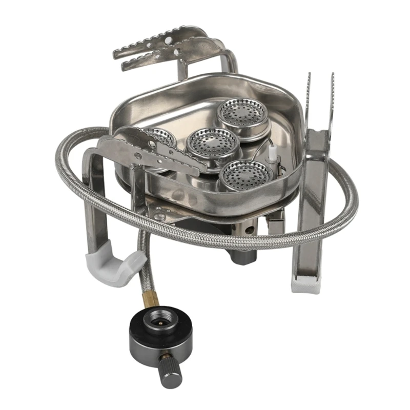 Wind proof Camp Portable Gas Stove for Camping Backpacking 9800W Camping Gas Stove Burners Adjust able Backpacking Stove
Wind proof Camp Portable Gas Stove for Camping Backpacking 9800W Camping Gas Stove Burners Adjust able Backpacking Stove