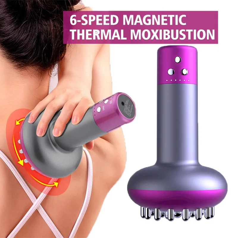 Electric Guasha Meridian Brush Vibration Microcurrent EMS 6 Speed Heating Therapy Fat Burner Slimming Body Massager Guasha Tool
Electric Guasha Meridian Brush Vibration Microcurrent EMS 6 Speed Heating Therapy Fat Burner Slimming Body Massager Guasha Tool