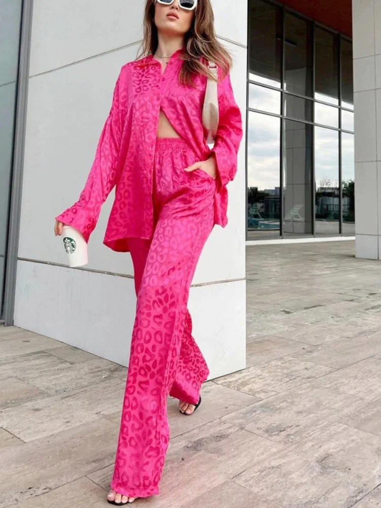 Women Loose Casual Lepord Two Piece Pants Sets Female Fashion Sleeveless Top and Dress Set High Street 2 Piece Suit 2023
Women Loose Casual Lepord Two Piece Pants Sets Female Fashion Sleeveless Top and Dress Set High Street 2 Piece Suit 2023