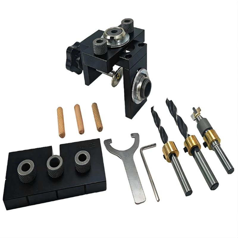 Woodworking 3-In-1 Punch Locator Furniture Punch Locator Set Hole Opener With Clamping Table Round Wood Tenon Tool
Woodworking 3-In-1 Punch Locator Furniture Punch Locator Set Hole Opener With Clamping Table Round Wood Tenon Tool
