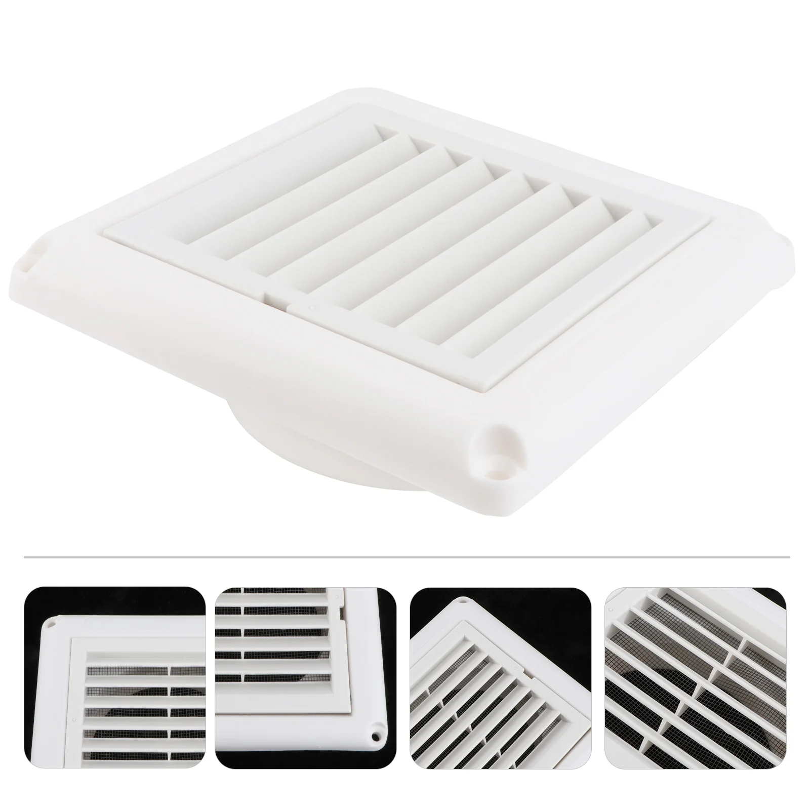 Air Vent Ventilation Grill Cover Wall Ceiling Mounted Vent Built-in Fly Screen Mesh for Bathroom Office Home (White)
Air Vent Ventilation Grill Cover Wall Ceiling Mounted Vent Built-in Fly Screen Mesh for Bathroom Office Home (White)