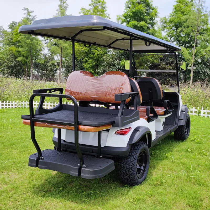 Factory Custom 4-Seater 4000W Sightseeing Car With Big Tires Aluminum Wheels Lithium-Ion Battery Golf Cart With Back Seat
Factory Custom 4-Seater 4000W Sightseeing Car With Big Tires Aluminum Wheels Lithium-Ion Battery Golf Cart With Back Seat