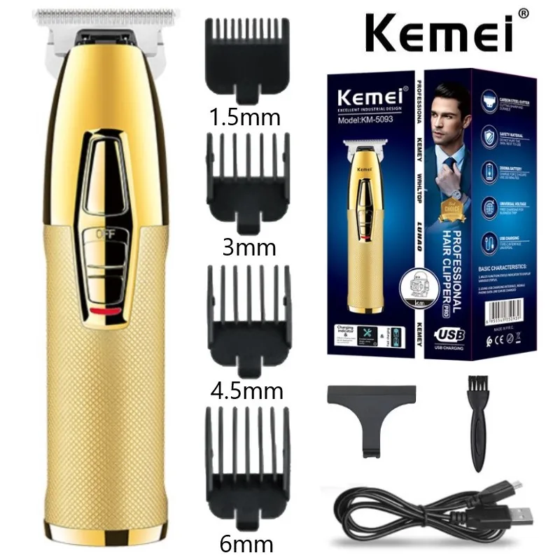 Машинка для стрижки волос Kemei, аккумуляторная машинка для профессиональной отделки волос, триммер для бороды, 0 мм
Машинка для стрижки волос Kemei, аккумуляторная машинка для профессиональной отделки волос, триммер для бороды, 0 мм