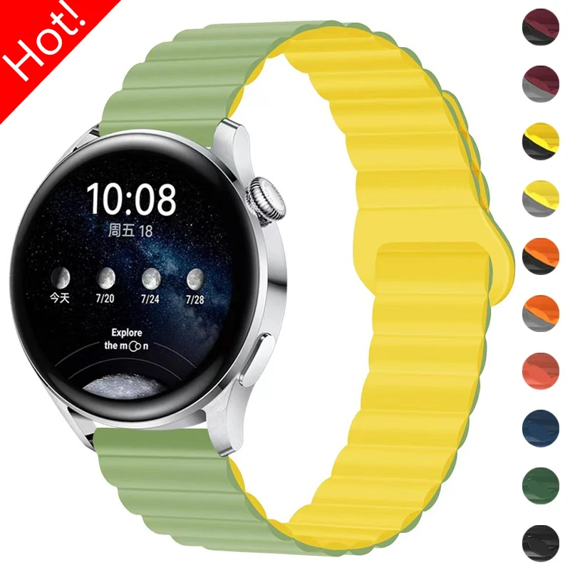 Ремешок силиконовый магнитный для Samsung Watch 4 6classic 6 5 4 5Pro Gear S3, спортивный браслет для Huawei Watch 4 Pro GT3, 20 мм 22 мм
Ремешок силиконовый магнитный для Samsung Watch 4 6classic 6 5 4 5Pro Gear S3, спортивный браслет для Huawei Watch 4 Pro GT3, 20 мм 22 мм