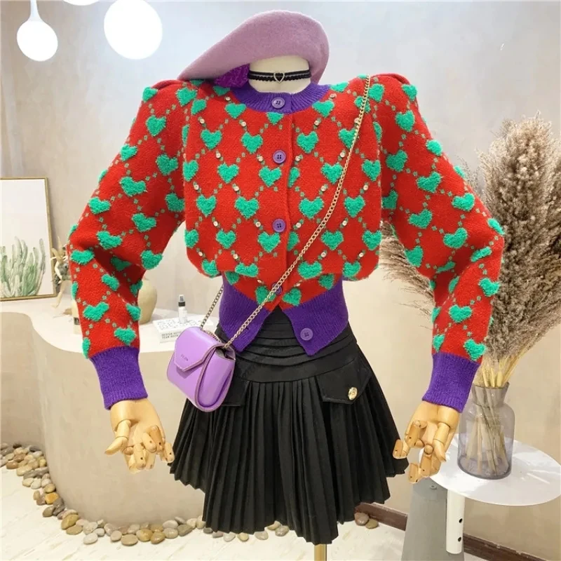 Trendy2KSpring And Winter New Small Love Knitted Cardigan Sweater Female Thin Casual Loose With All Fashion Coat
Trendy2KSpring And Winter New Small Love Knitted Cardigan Sweater Female Thin Casual Loose With All Fashion Coat