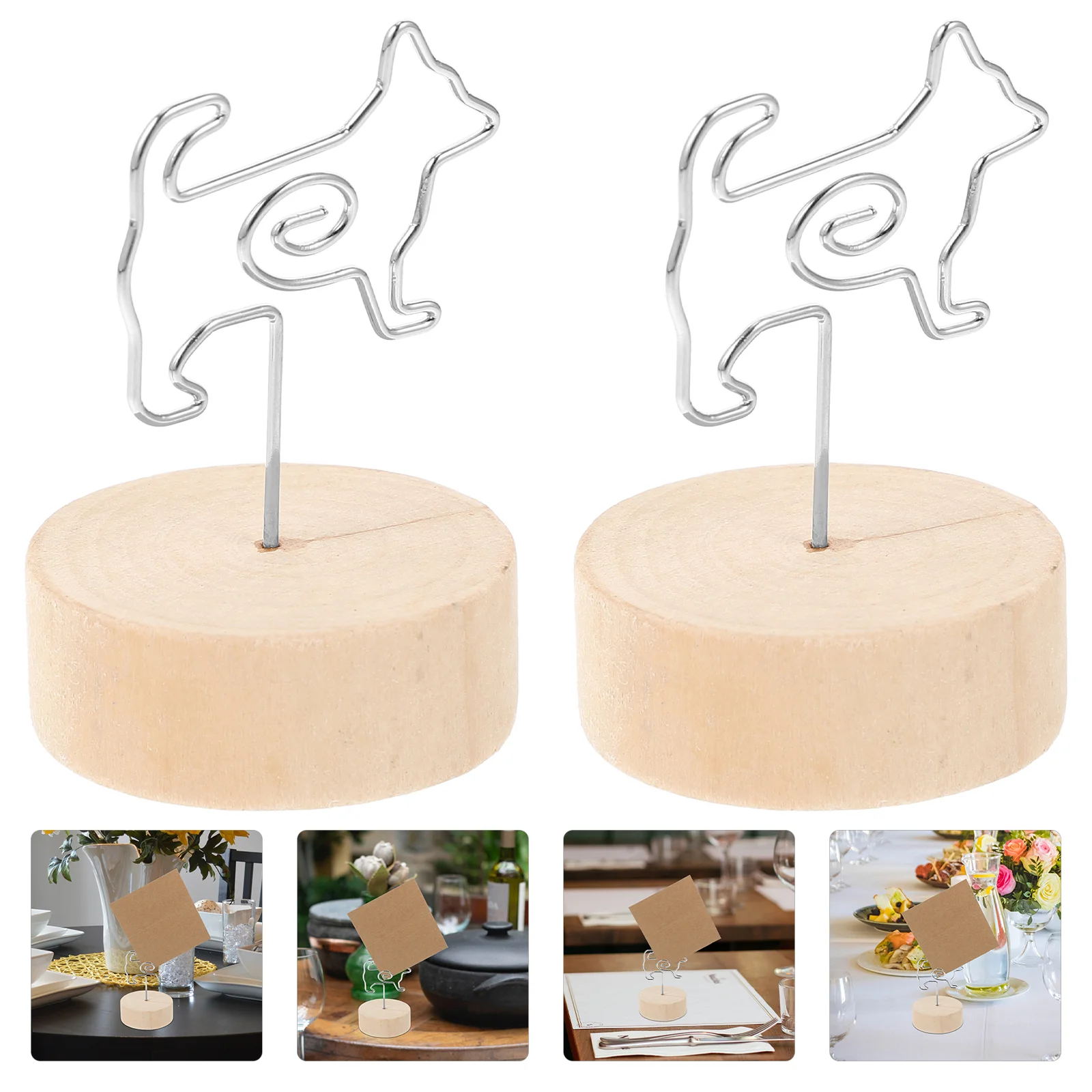 Place Card Holders Dog Table Card Holders Picture Stand Wire Number Photo Holder Wooden Base Desk Name Memo Menu Clips Wedding
Place Card Holders Dog Table Card Holders Picture Stand Wire Number Photo Holder Wooden Base Desk Name Memo Menu Clips Wedding