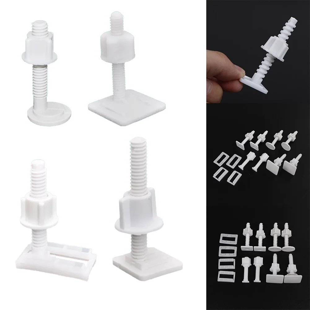 2Pcs Plastic Toilet Seat Hinge Repair Bolts Replacement Screws Fixing Fitting Kit Repair Tool Bathroom Toilet Accessories
2Pcs Plastic Toilet Seat Hinge Repair Bolts Replacement Screws Fixing Fitting Kit Repair Tool Bathroom Toilet Accessories