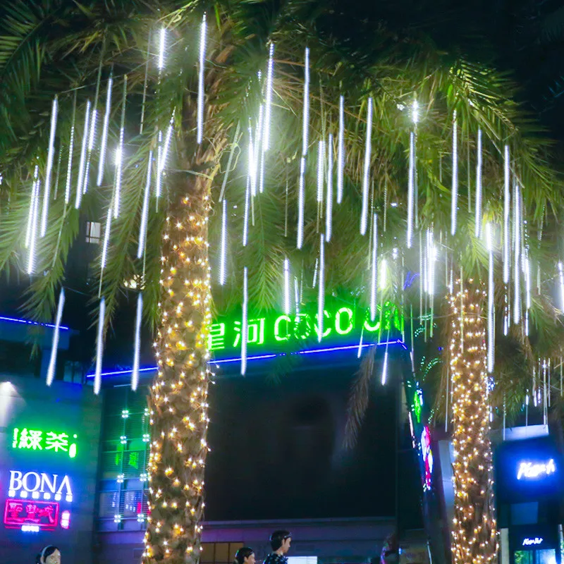 8 Tubes Meteor Shower Rain LED String Light Outdoor Waterproof Fairy Light Street Garland Christmas Tree Decoration Navidad 2024
8 Tubes Meteor Shower Rain LED String Light Outdoor Waterproof Fairy Light Street Garland Christmas Tree Decoration Navidad 2024