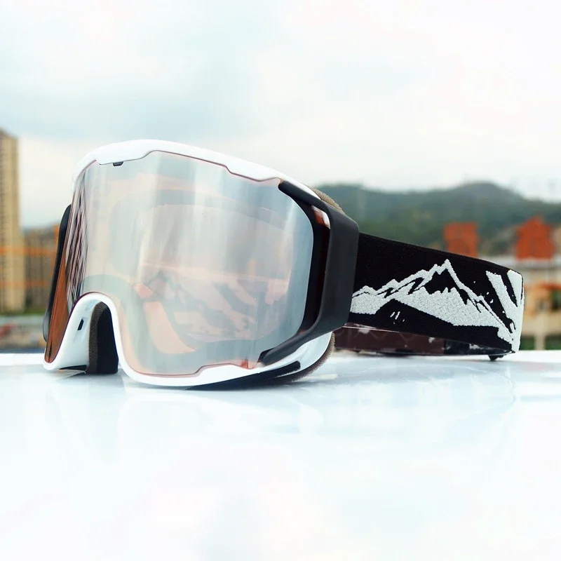 

Big Ski Goggles Men Women Double Lens Anti-fog UV Snow Goggle Winter Mountaineering Snowbaord Skiing Eyewear