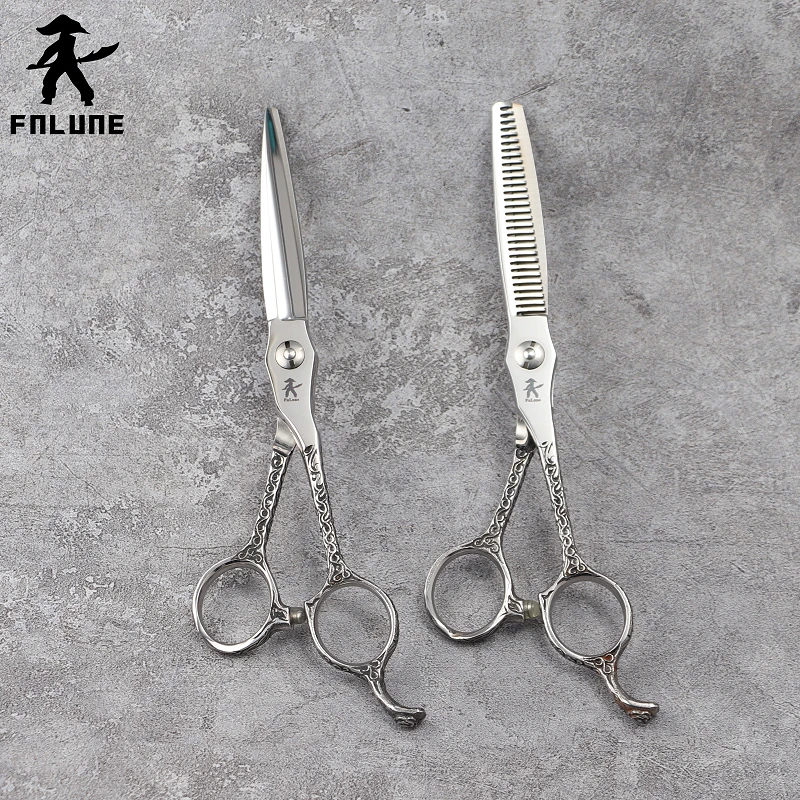 FnLune 6 Inch VG-10 Cloud Handle Professional Hair Salon Scissors Cut Barber Tools Haircut Thinning Shear Hairdressing Scissors
FnLune 6 Inch VG-10 Cloud Handle Professional Hair Salon Scissors Cut Barber Tools Haircut Thinning Shear Hairdressing Scissors