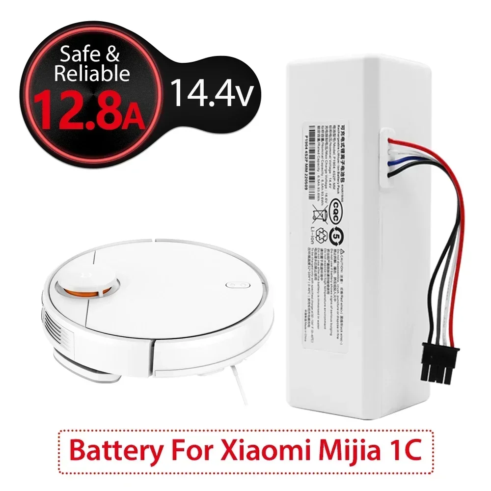 

100% Original Replacement Battery For Xiaomi Robot 1C P1904-4S1P-MM Mijia STYTJ01ZHM Vacuum Cleaner Sweeping Mopping Robot G1