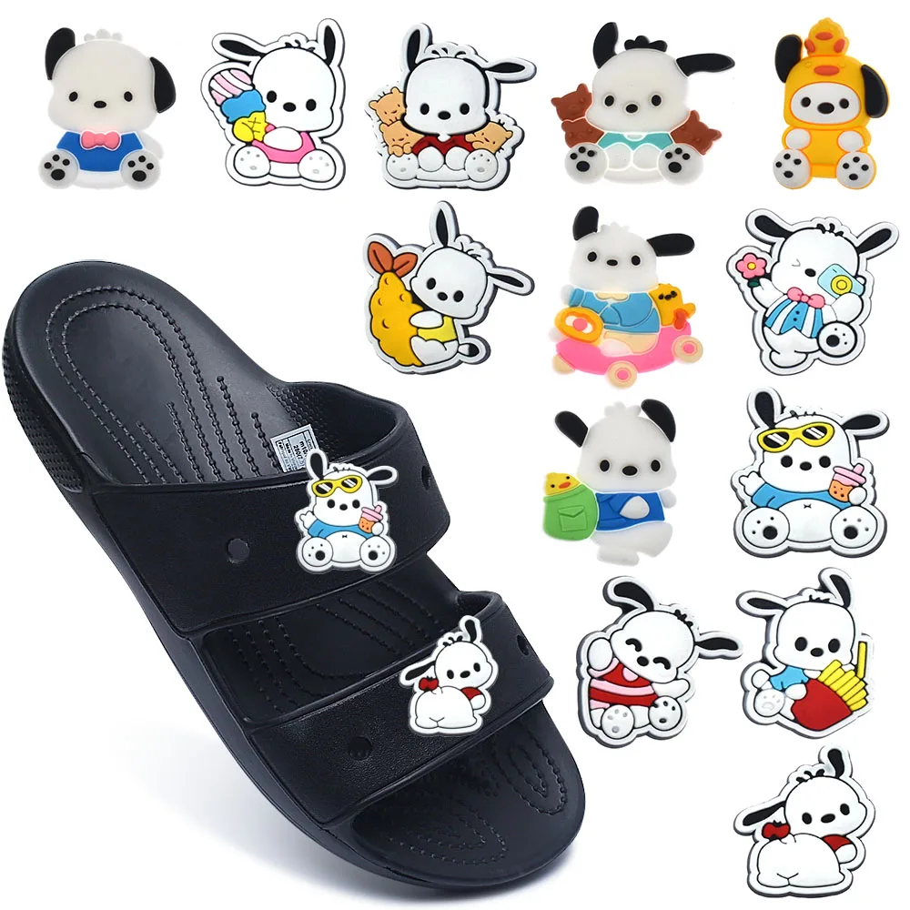 Sanrio Kitty Pochacco Shoe Charms Pvc Accessories Buckles Decoration Garden Sandals Male Woman Jibz for Croc Clogs Party Gift
Sanrio Kitty Pochacco Shoe Charms Pvc Accessories Buckles Decoration Garden Sandals Male Woman Jibz for Croc Clogs Party Gift