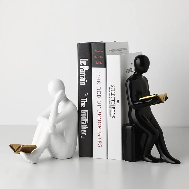 Статуя в форме читателя, керамические книжные концы, библиотека, книжная полка, поделки, украшения, минимализм, скульптура персонажа, креативные книжные концы
Статуя в форме читателя, керамические книжные концы, библиотека, книжная полка, поделки, украшения, минимализм, скульптура персонажа, креативные книжные концы