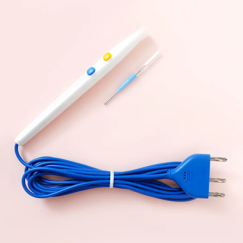 Disposable universal electric knife pen matched with various models of three plug high-frequency surgical Lip electrodes
Disposable universal electric knife pen matched with various models of three plug high-frequency surgical Lip electrodes