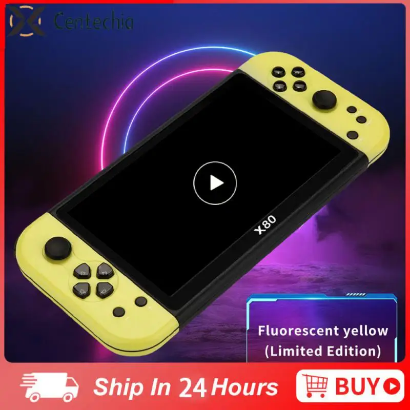 X80 Portable Game Console 7 Inch Screen Handheld Game Player 16GB 10000 Free Games For PS1/MAME Retro Arcade Game Support TV Out
X80 Portable Game Console 7 Inch Screen Handheld Game Player 16GB 10000 Free Games For PS1/MAME Retro Arcade Game Support TV Out