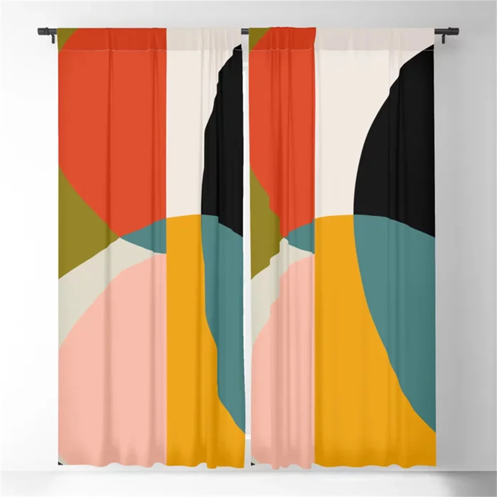 Bauhaus Mid Century Geometric Shapes Blackout Curtains 3D Print Window Curtains for Bedroom Living Room Decor Window Treatments
Bauhaus Mid Century Geometric Shapes Blackout Curtains 3D Print Window Curtains for Bedroom Living Room Decor Window Treatments