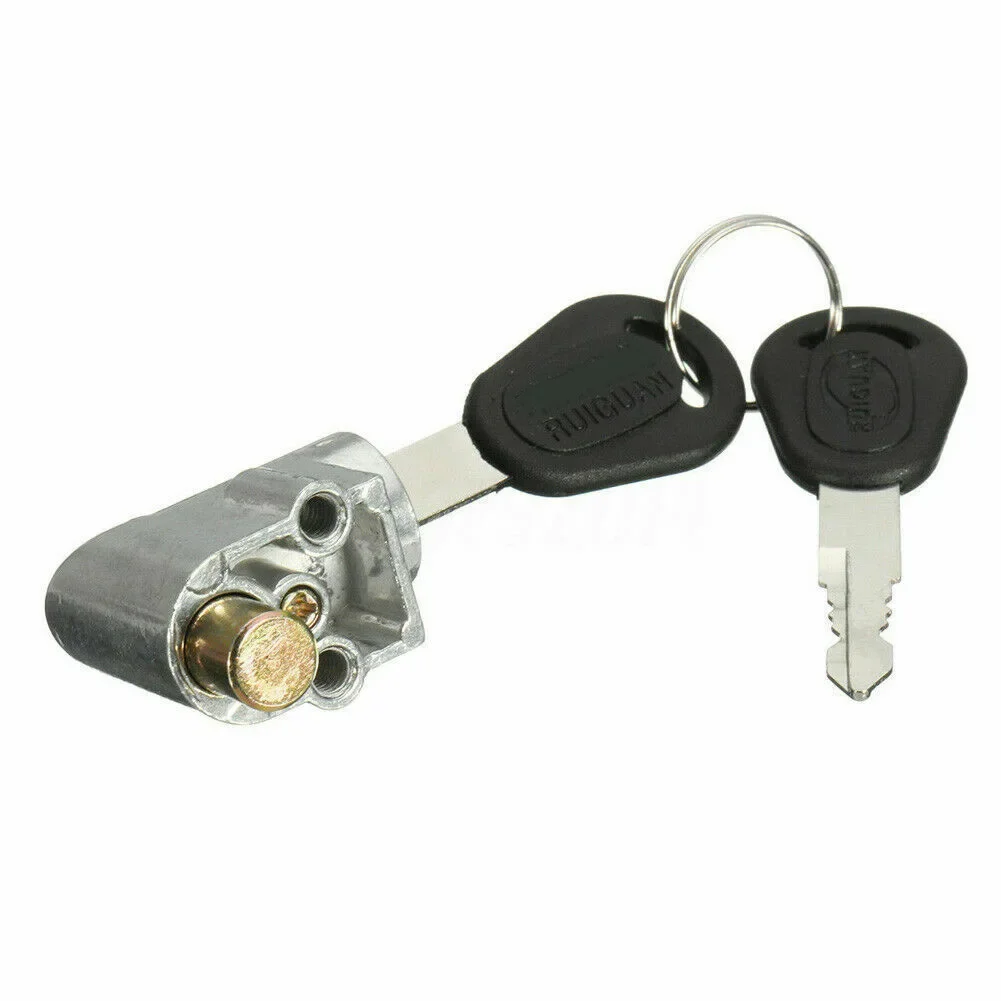 Battery Safety Box Lock With 2 Keys For Motorcycles, E-Bikes And Scooters Hole Center Fitting Metal 70g 16.5mm
Battery Safety Box Lock With 2 Keys For Motorcycles, E-Bikes And Scooters Hole Center Fitting Metal 70g 16.5mm
