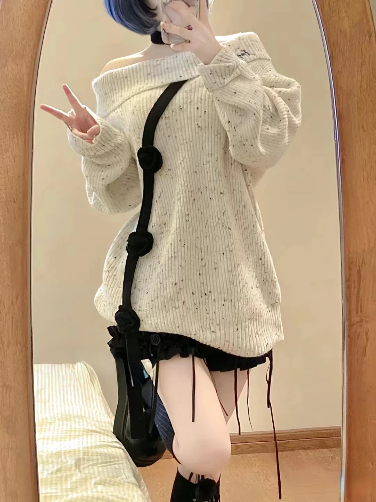 2023 Winter Elegant French Sweater Women Evening Party Y2k Kawaill Blouse Office Lady Casual Outwear Top Korean Fashion Chic
2023 Winter Elegant French Sweater Women Evening Party Y2k Kawaill Blouse Office Lady Casual Outwear Top Korean Fashion Chic