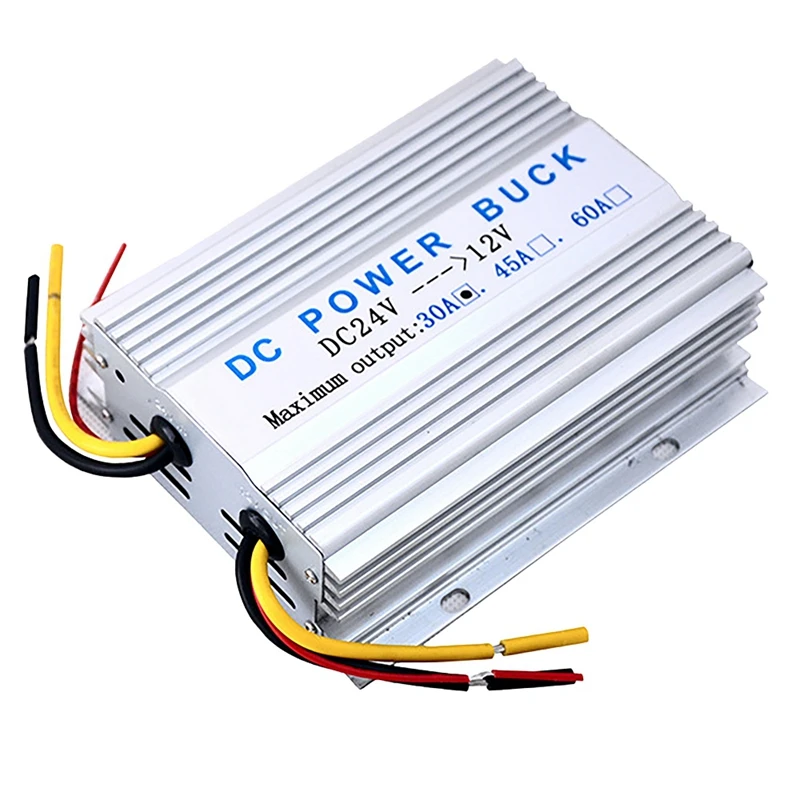 

NewDC-DC Step Down Voltage Converter Power Supply Buck Regulator 24V to 12V 30A Volt Reducer Transformer for Car Stereo