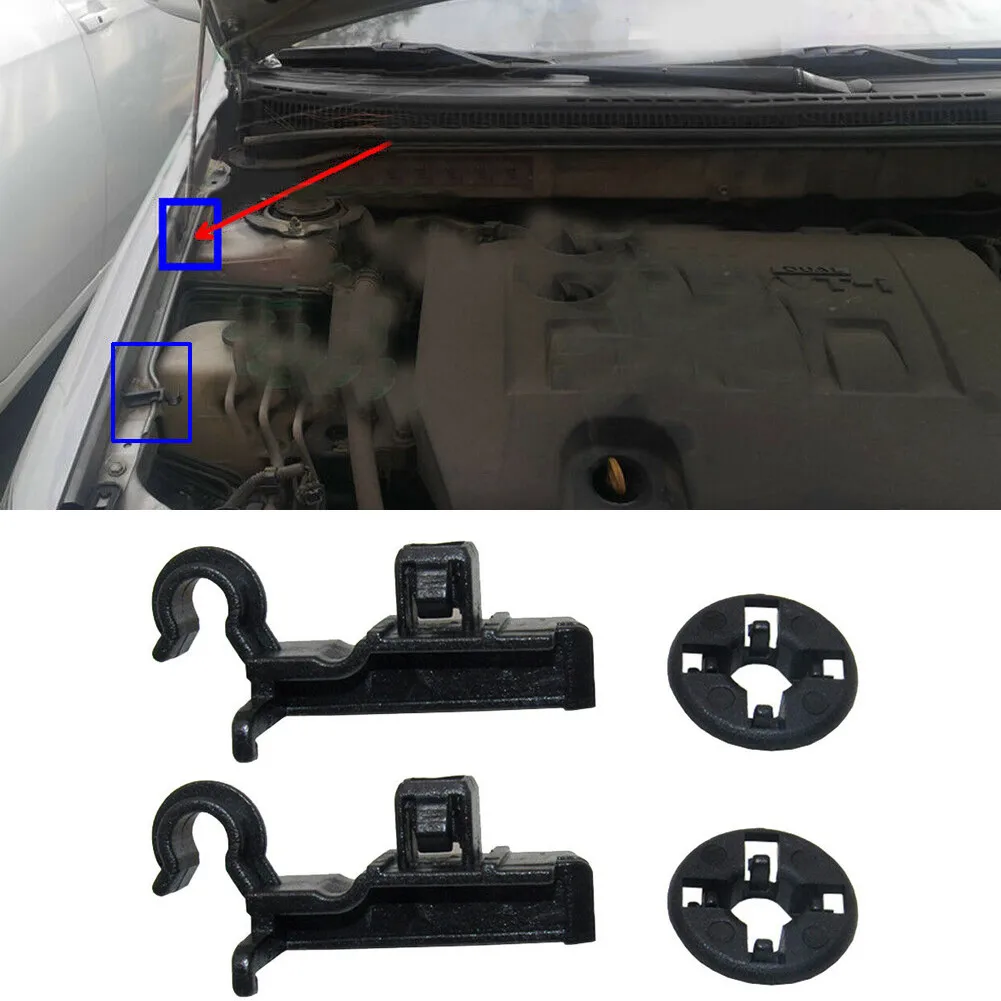 2 Sets Car Hood Prop Rod Clips Grommet Plastic Bonnet Stay Holder For Toyota 53452-02060,90480-15034 Prop Rod Clip And Grommet
2 Sets Car Hood Prop Rod Clips Grommet Plastic Bonnet Stay Holder For Toyota 53452-02060,90480-15034 Prop Rod Clip And Grommet