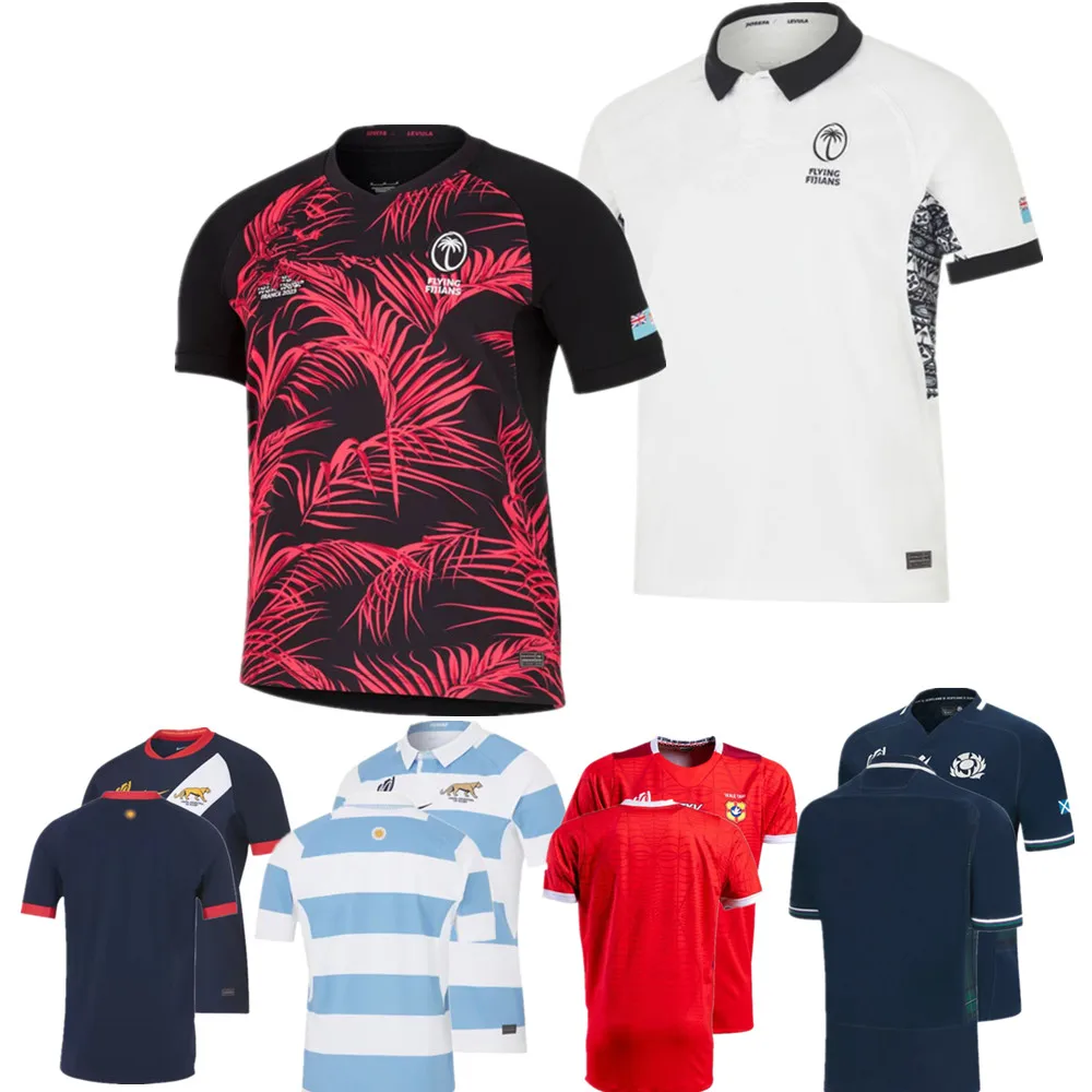 

2023 Fiji Domicile TONGA RUGBY Home Jersey Shirt SCOTLAND2023/2024 ARGENTINA RUGBY JERSEYS Custom name and numbe