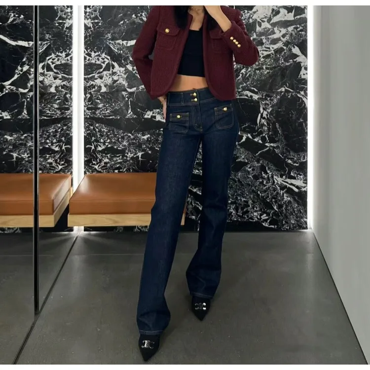 VII Brand CE 2024 Korean Reviews Many Clothes Straight Leg Women's Jeans Coquette Cheap Clothing and Free Shipping Sales
VII Brand CE 2024 Korean Reviews Many Clothes Straight Leg Women's Jeans Coquette Cheap Clothing and Free Shipping Sales