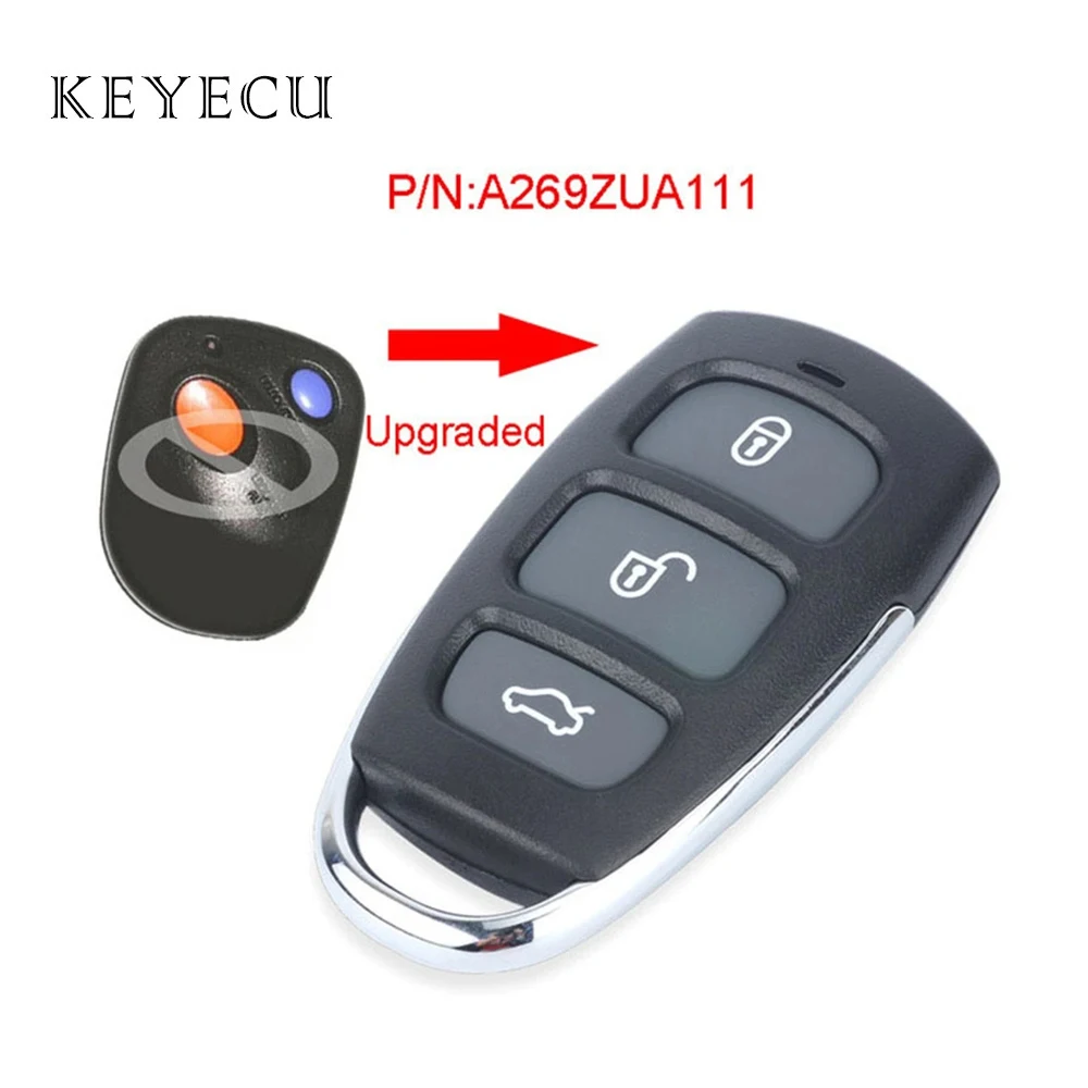 P/N: A269ZUA111 Upgraded Remote Car Key Fob 2 Buttons for Subaru Baja Forester Impreza Legacy Outback 1999-2004
P/N: A269ZUA111 Upgraded Remote Car Key Fob 2 Buttons for Subaru Baja Forester Impreza Legacy Outback 1999-2004