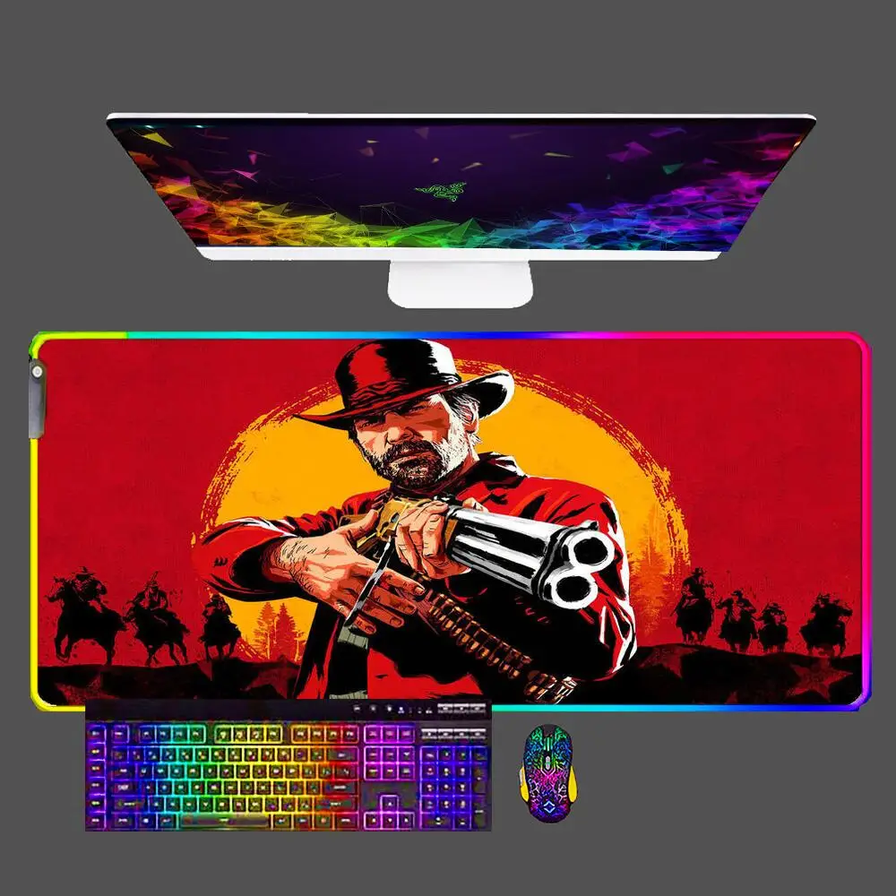 Red Dead Redemption 900x400 XXL Rubber Large PC Mousepad RGB Gamer Gaming Anime Mouse Pad LED Table Keyboard Mat Computer Mat
Red Dead Redemption 900x400 XXL Rubber Large PC Mousepad RGB Gamer Gaming Anime Mouse Pad LED Table Keyboard Mat Computer Mat