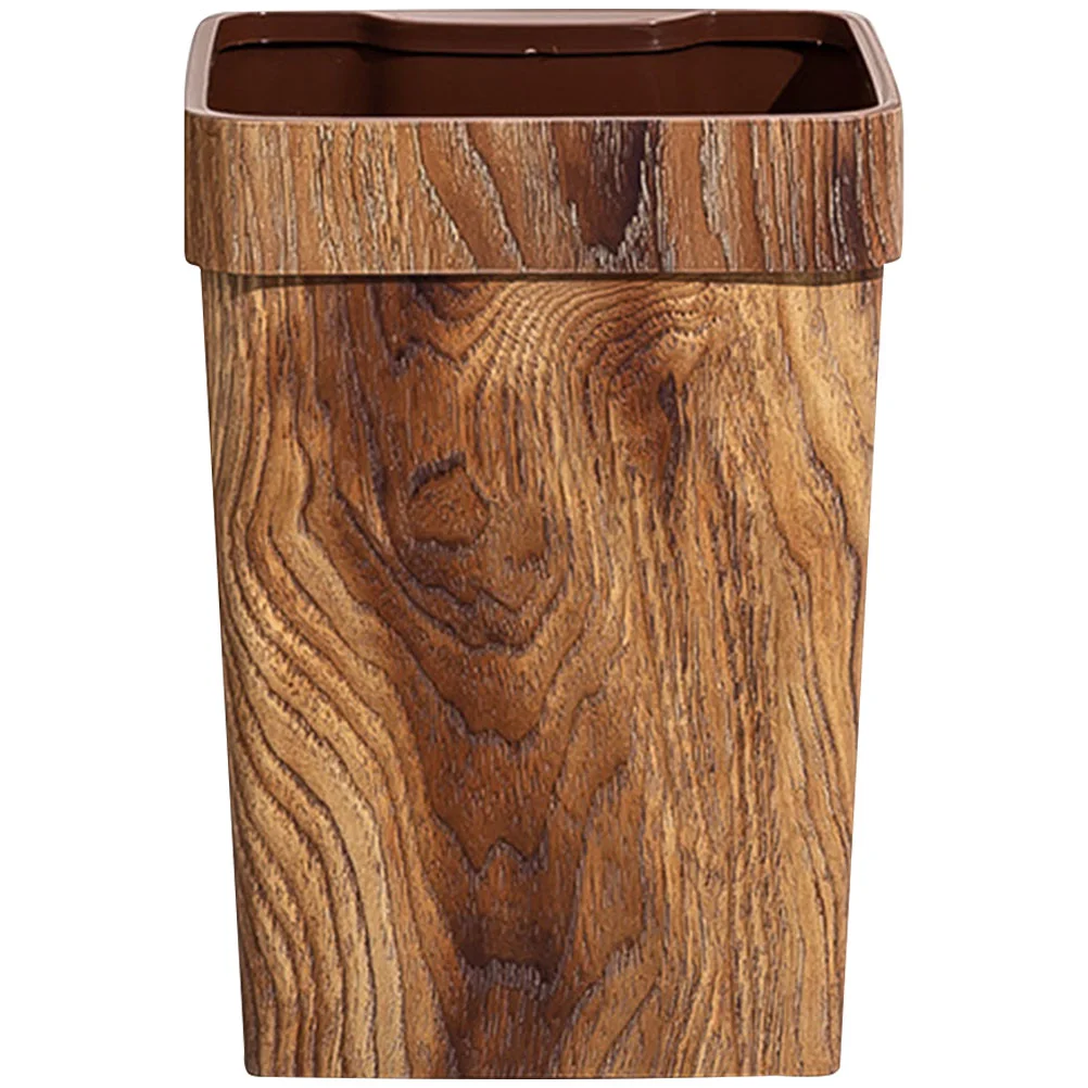 Imitation Wood Grain Trash Can Kitchen Car Garbage Large Capacity Waste Container
Imitation Wood Grain Trash Can Kitchen Car Garbage Large Capacity Waste Container
