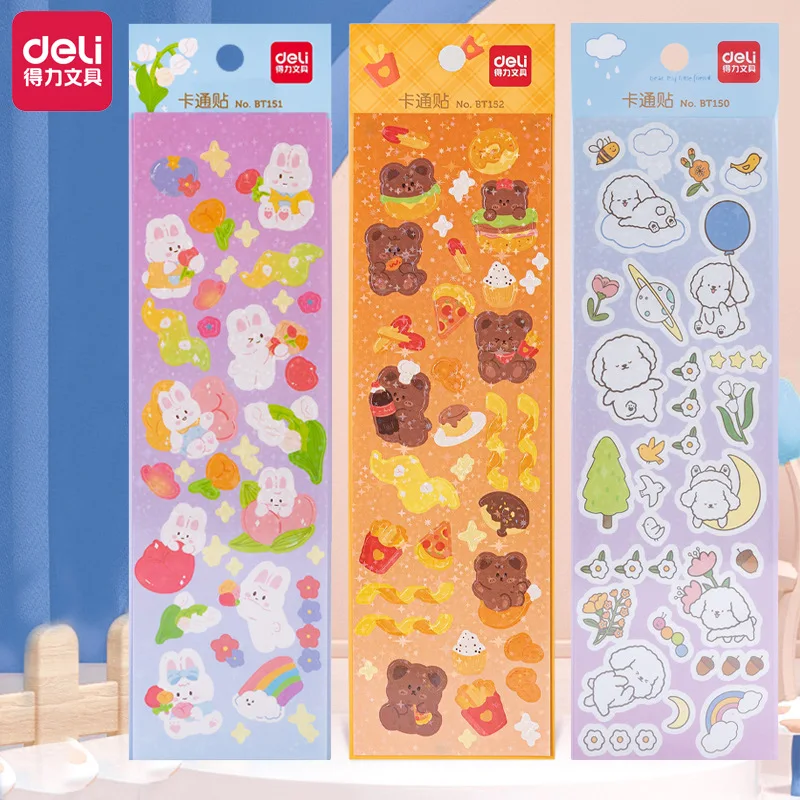 Deli Stationery Sticker 30packs Cute Cartoon Cake Girl Stickers Aesthetic School Stuff for Girls DIY Journaling Stationery
Deli Stationery Sticker 30packs Cute Cartoon Cake Girl Stickers Aesthetic School Stuff for Girls DIY Journaling Stationery
