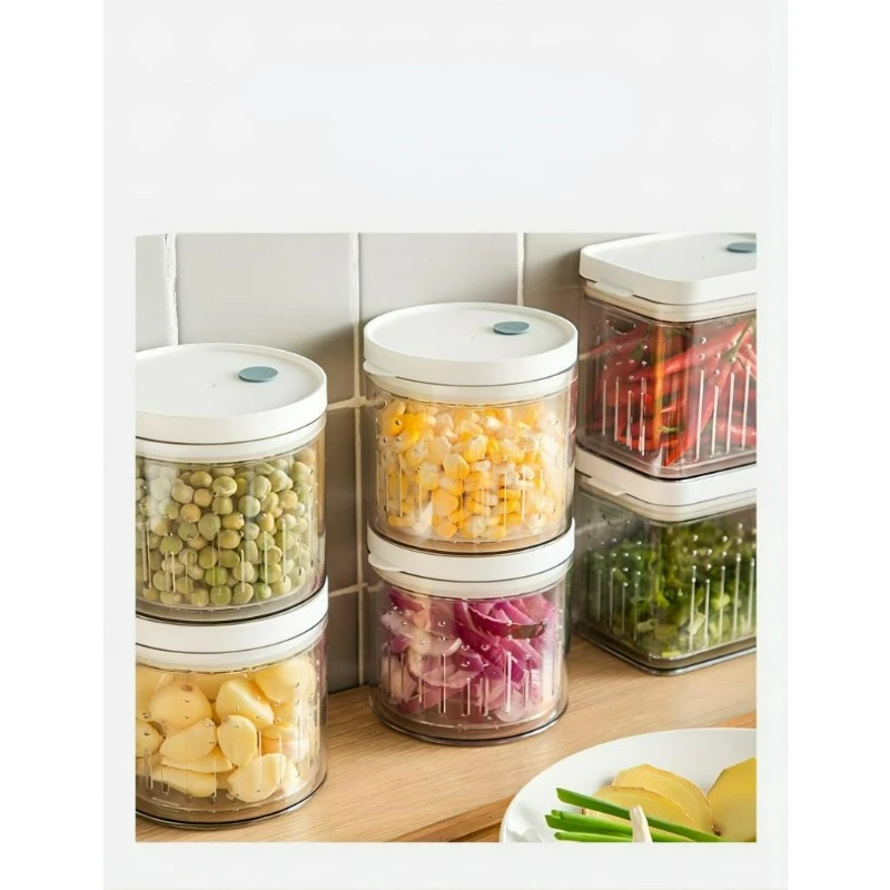 Kitchen Plastic Storage Box Food Grade Refrigerator Onion Fresh Storage Box Transparent Food Onion Ginger Garlic Storage
Kitchen Plastic Storage Box Food Grade Refrigerator Onion Fresh Storage Box Transparent Food Onion Ginger Garlic Storage