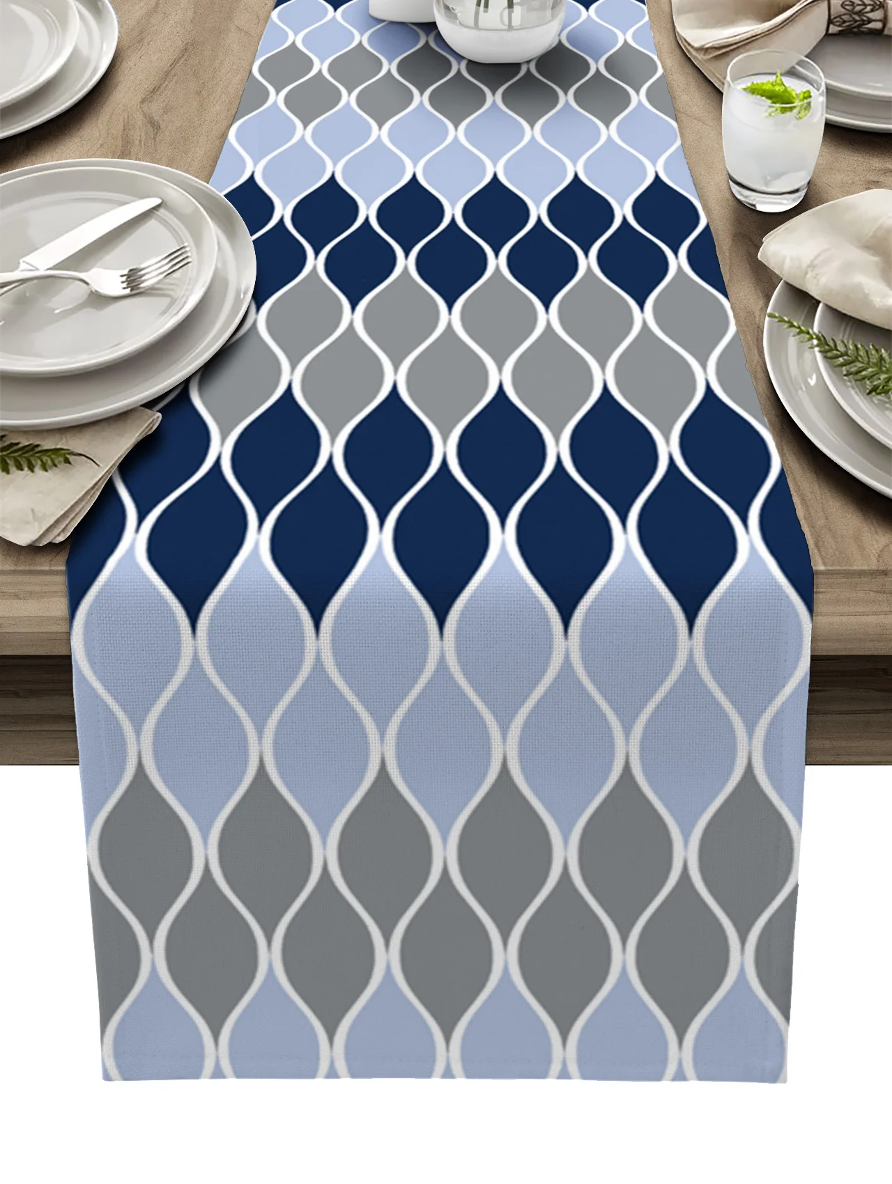 Geometric Blue Grey Mid Century Linen Table Runners Kitchen Table Decoration Dining Table Runner Wedding Party Supplies
Geometric Blue Grey Mid Century Linen Table Runners Kitchen Table Decoration Dining Table Runner Wedding Party Supplies