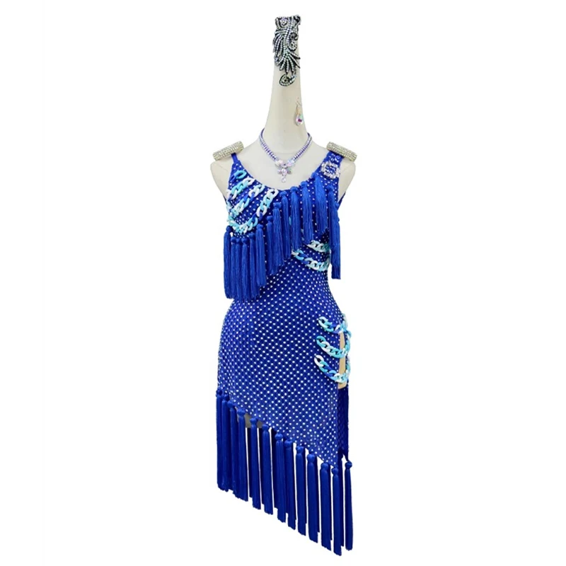 2024 Velvet Latin Dance Competition Costume Sexy Fringed Skirt for Women Girl Party Custom Dress Rhinestone Ballroom Wear
2024 Velvet Latin Dance Competition Costume Sexy Fringed Skirt for Women Girl Party Custom Dress Rhinestone Ballroom Wear