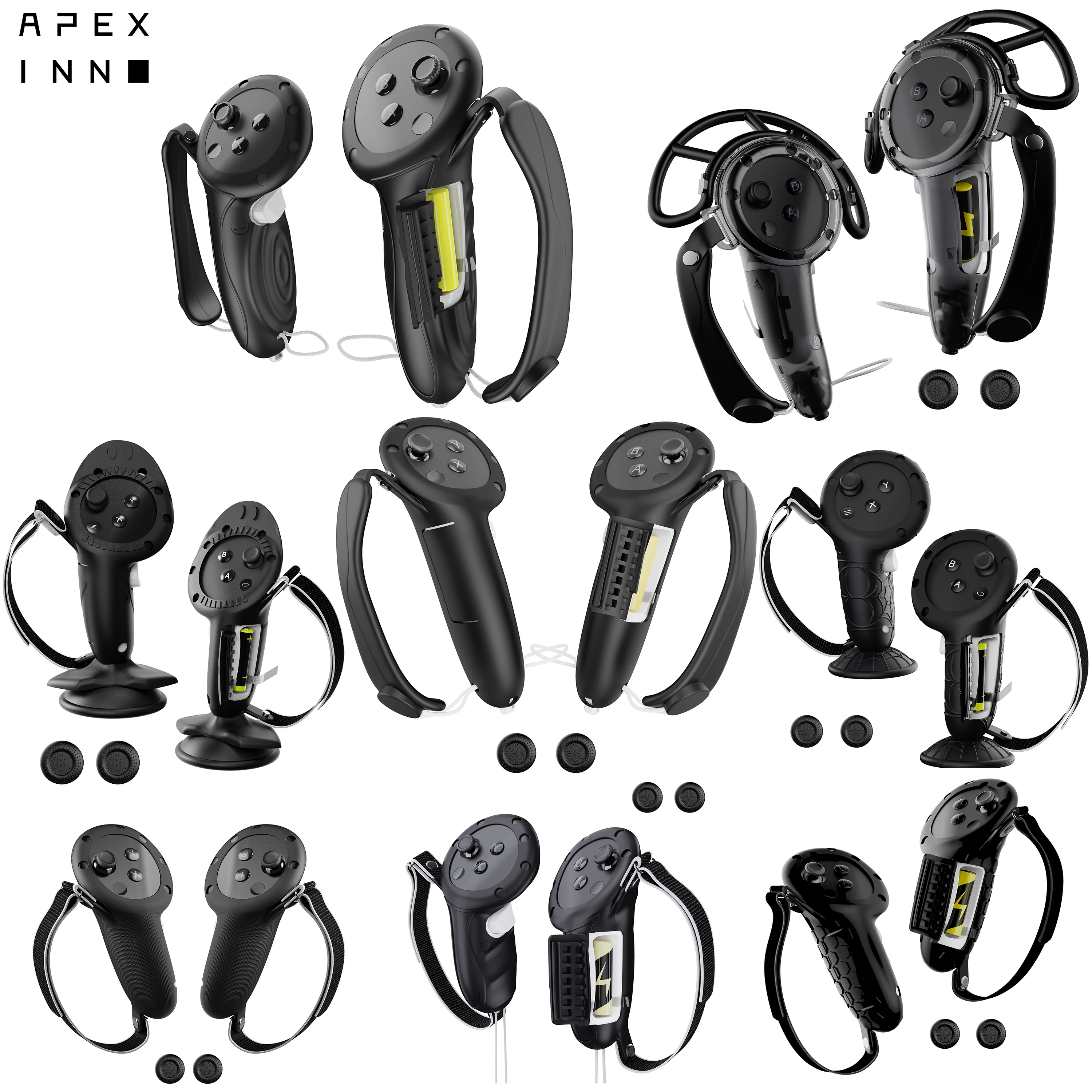 Силиконовый защитный чехол APEXINNO с ремешком на суставы для геймпада Meta Quest 3
Силиконовый защитный чехол APEXINNO с ремешком на суставы для геймпада Meta Quest 3