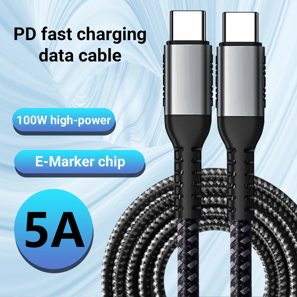 USB C Cable 100W Type C to Type C for MacBook Samsung PD100W USB Type C Fast Charging Cable Cord QC4.0 USB C Fast Charging Cable
USB C Cable 100W Type C to Type C for MacBook Samsung PD100W USB Type C Fast Charging Cable Cord QC4.0 USB C Fast Charging Cable