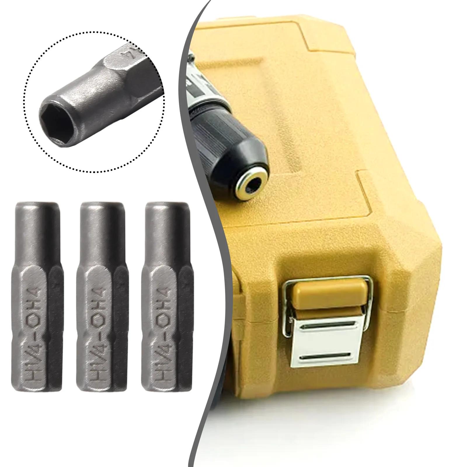 3pcs Electric Screwdriver Hex 1/4 Inch Hex ShankTo 4mm Socket Driver Bit Adapter Precision Bit Holder For Standard 1/4\" Drive
3pcs Electric Screwdriver Hex 1/4 Inch Hex ShankTo 4mm Socket Driver Bit Adapter Precision Bit Holder For Standard 1/4\" Drive