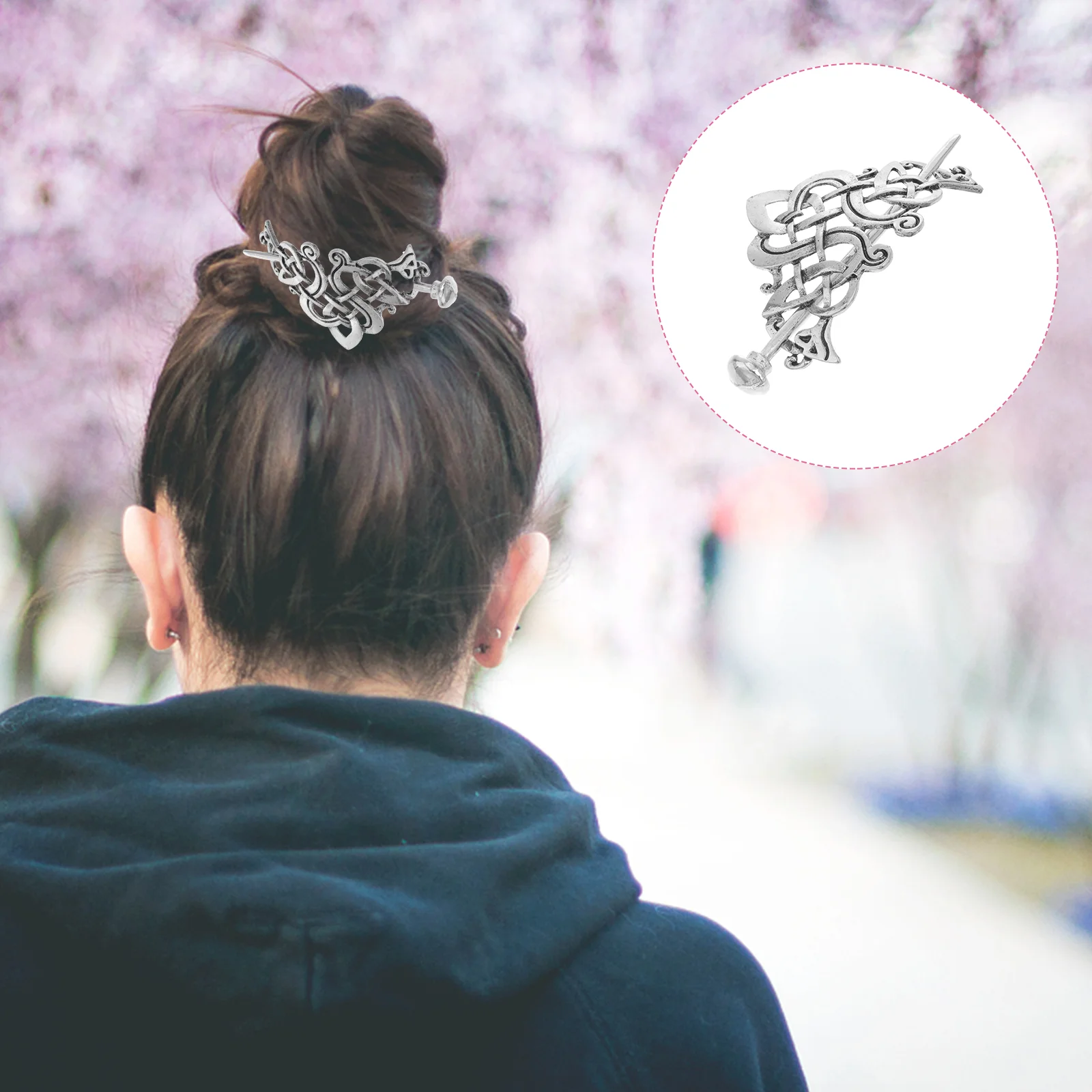 Knot Hair Clips Metal Hair Pin Hair Barrettes Hair Clips Viking Hair Novelty Hair Slide Hair Jewelry Gifts for Ladies ( Silver )
Knot Hair Clips Metal Hair Pin Hair Barrettes Hair Clips Viking Hair Novelty Hair Slide Hair Jewelry Gifts for Ladies ( Silver )
