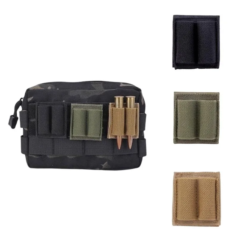 Tactical 7.62mm Bullet Pouch 2 Round Ammo Holder Patch Adhesive 2 Hole Cartridges Hook Loop Patch for Hunting Rifles Airsoft M4
Tactical 7.62mm Bullet Pouch 2 Round Ammo Holder Patch Adhesive 2 Hole Cartridges Hook Loop Patch for Hunting Rifles Airsoft M4