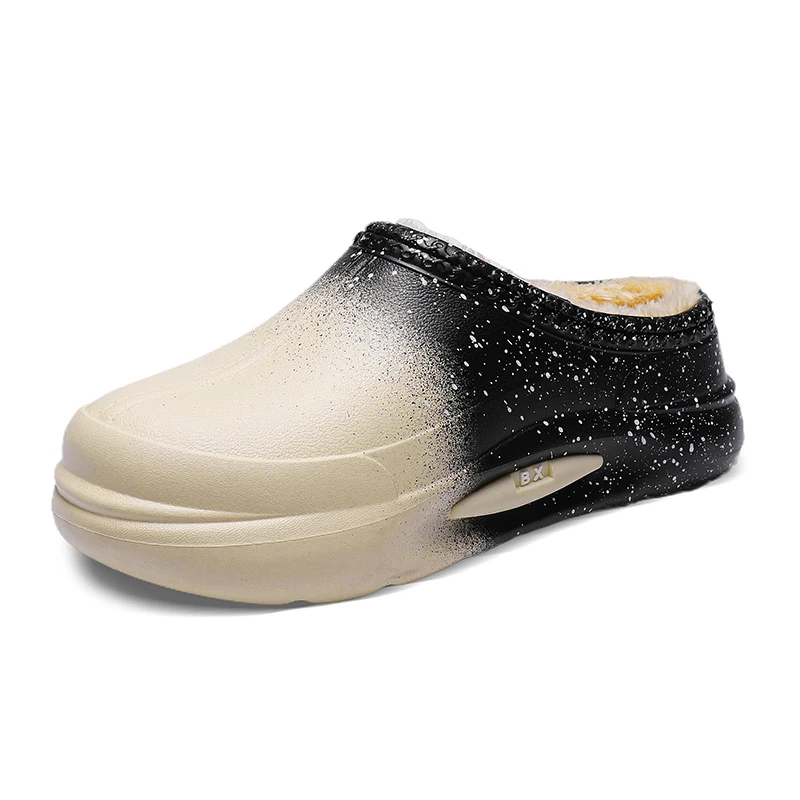 Kitchen Chef Shoes With Fur Slip On Waterproof Garden Clogs Men Lightweight Keep Warm Home Cotton Shoes Fur Slippers Size 39-45
Kitchen Chef Shoes With Fur Slip On Waterproof Garden Clogs Men Lightweight Keep Warm Home Cotton Shoes Fur Slippers Size 39-45