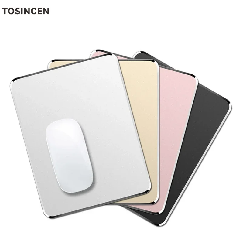 

Aluminum Metal Mouse Pad Mat Hard Smooth Matte Thin Non-Slip Waterproof Fast and Accurate Control Mousepad for Office Home