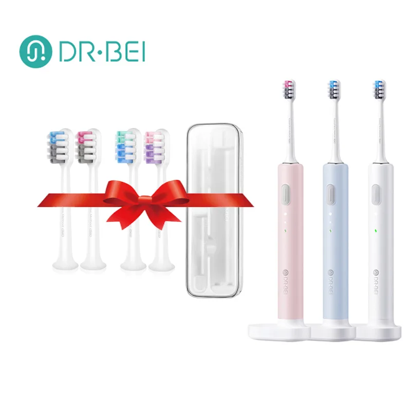 

Youpin DR.BEI C1 Sonic Electric Toothbrush Rechargeable Waterproof Wireless Portable Ultrasonic Whitening Toothbrush